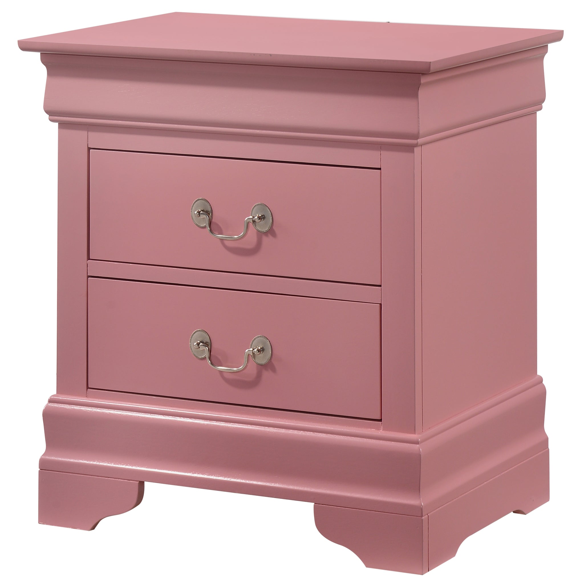 Louis Phillipe G3104 N Nightstandpink Pink Particle Board