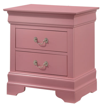 Louis Phillipe G3104 N Nightstandpink Pink Particle Board