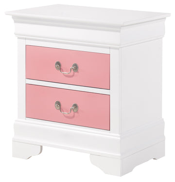 Louis Phillipe G3193 N Nightstandpink Pink Particle Board