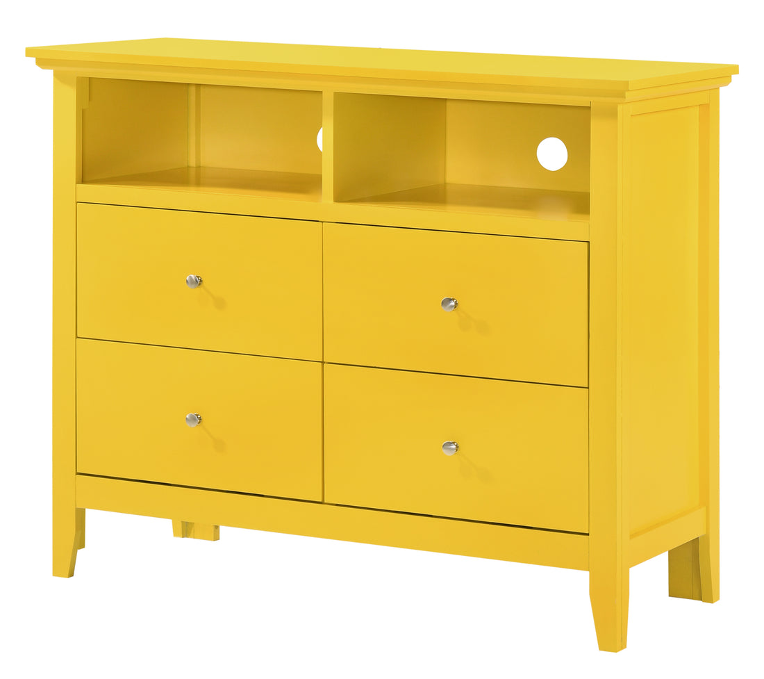 Hammond G5402 Tv Media Chestyellow Yellow Particle Board