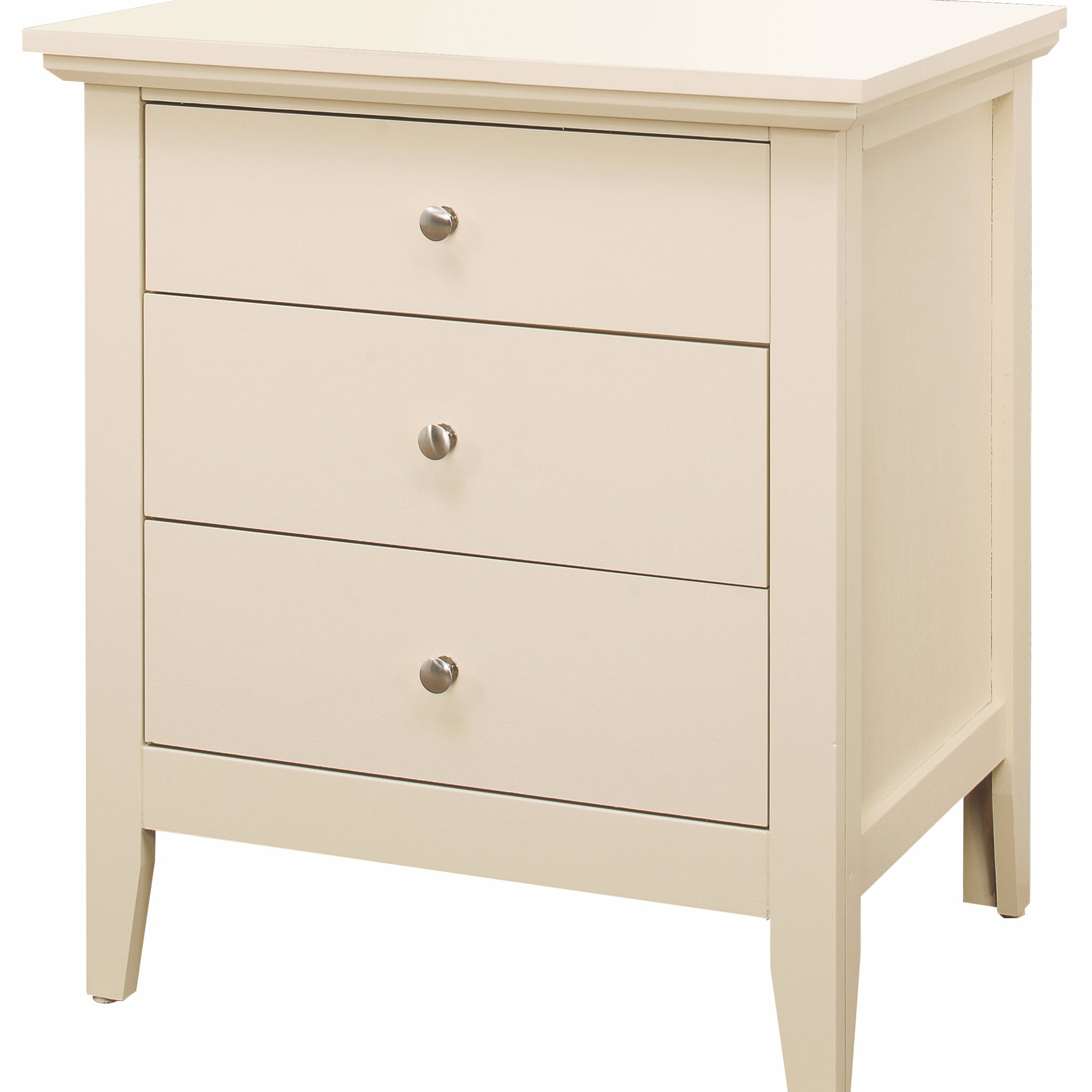 Hammond G5475 N 3 Drawer Nightstandbeige Beige Particle Board