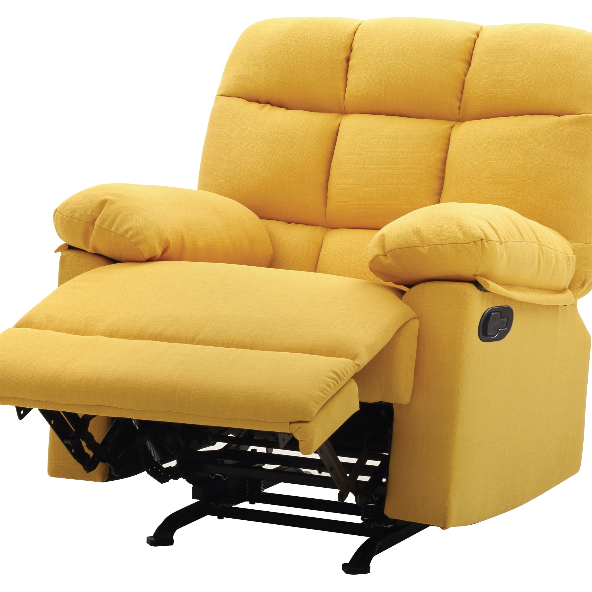 Cindy G551 Rc Rocker Reclineryellow Yellow Foam Fabric