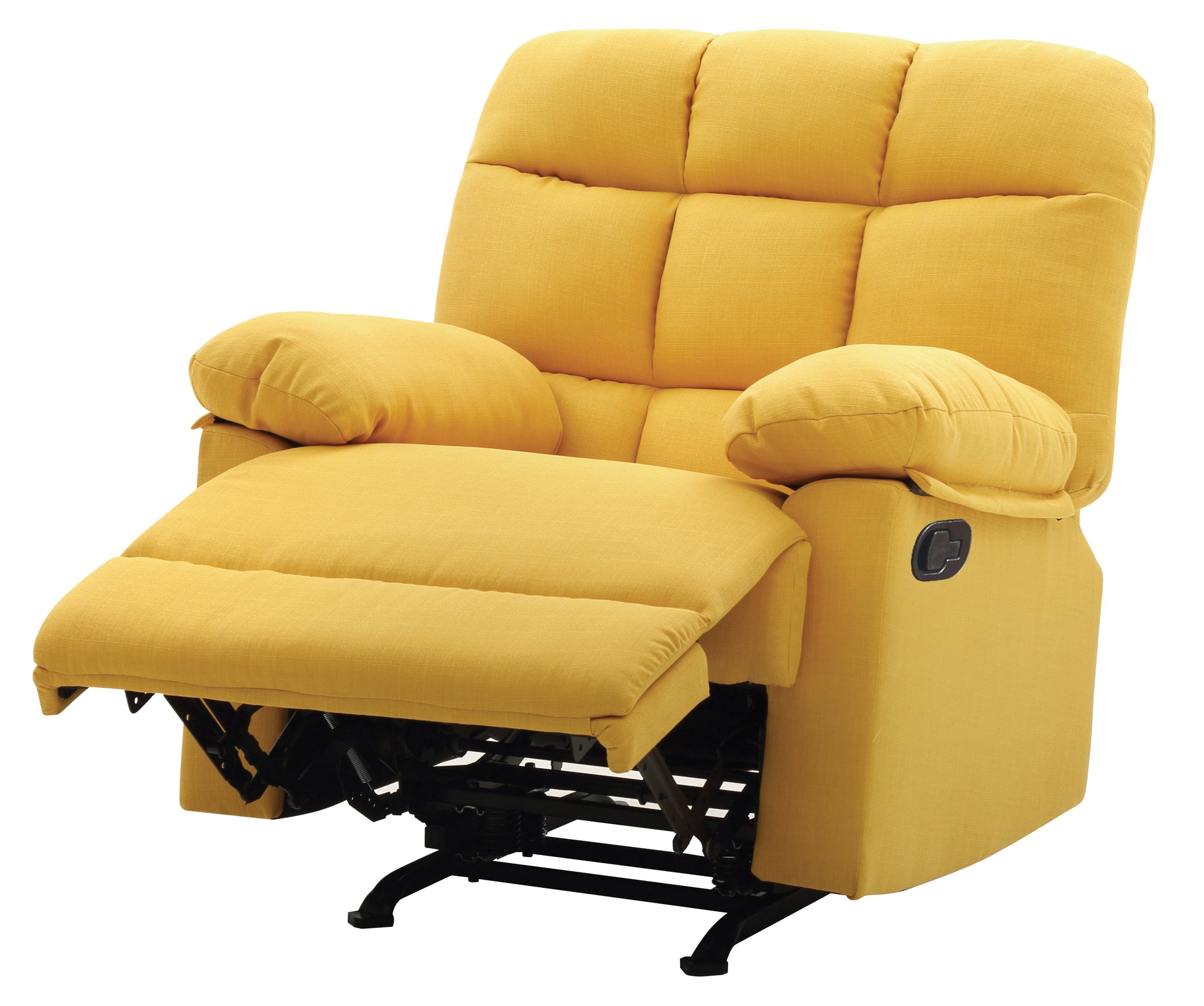 Cindy G551 Rc Rocker Reclineryellow Yellow Foam Fabric