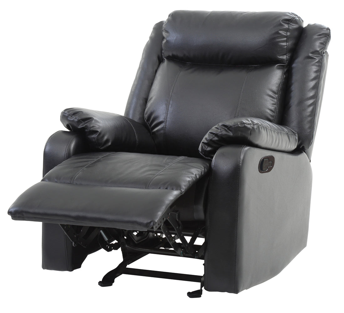 Ward G761A Rc Rocker Reclinerblack Black Foam Pu