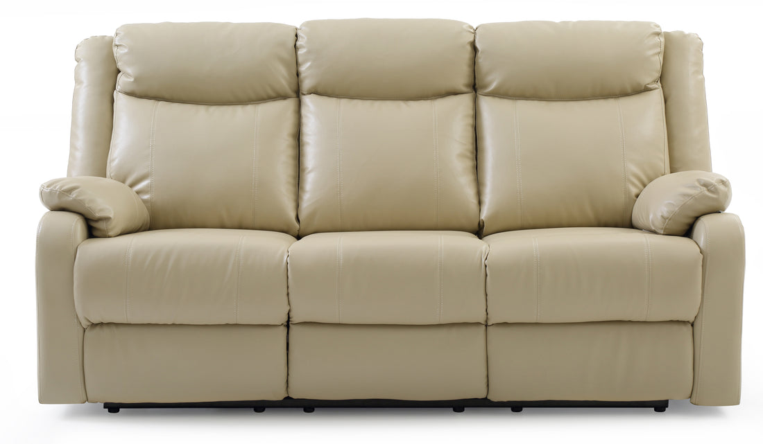 Ward G764A Rs Double Reclining Sofaputty Tan Foam Pu