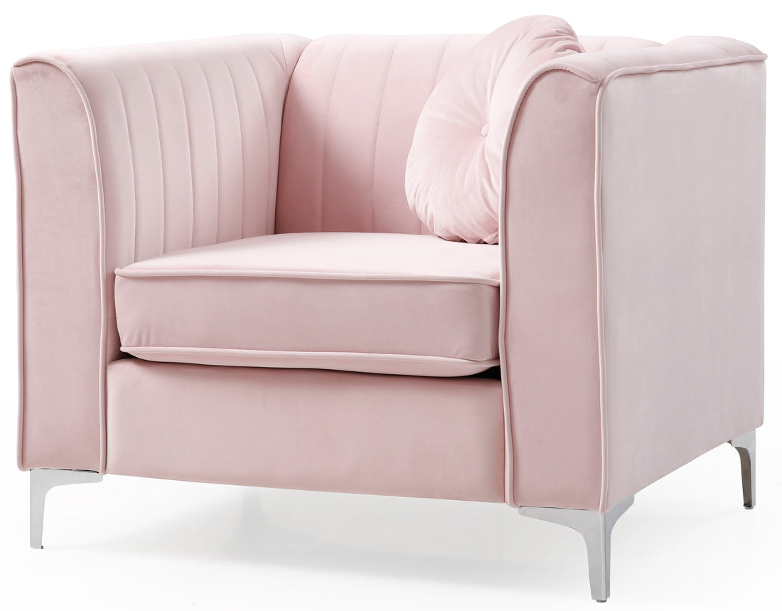 Delray G794A C Chairpink Pink Foam Velvet