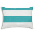 CABANA MEDIUM Turquoise Indoor Outdoor Pillow Sewn multicolor-polyester