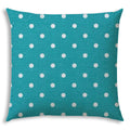 DINER DOT Turquoise Indoor Outdoor Pillow Sewn Closure turquoise-polyester