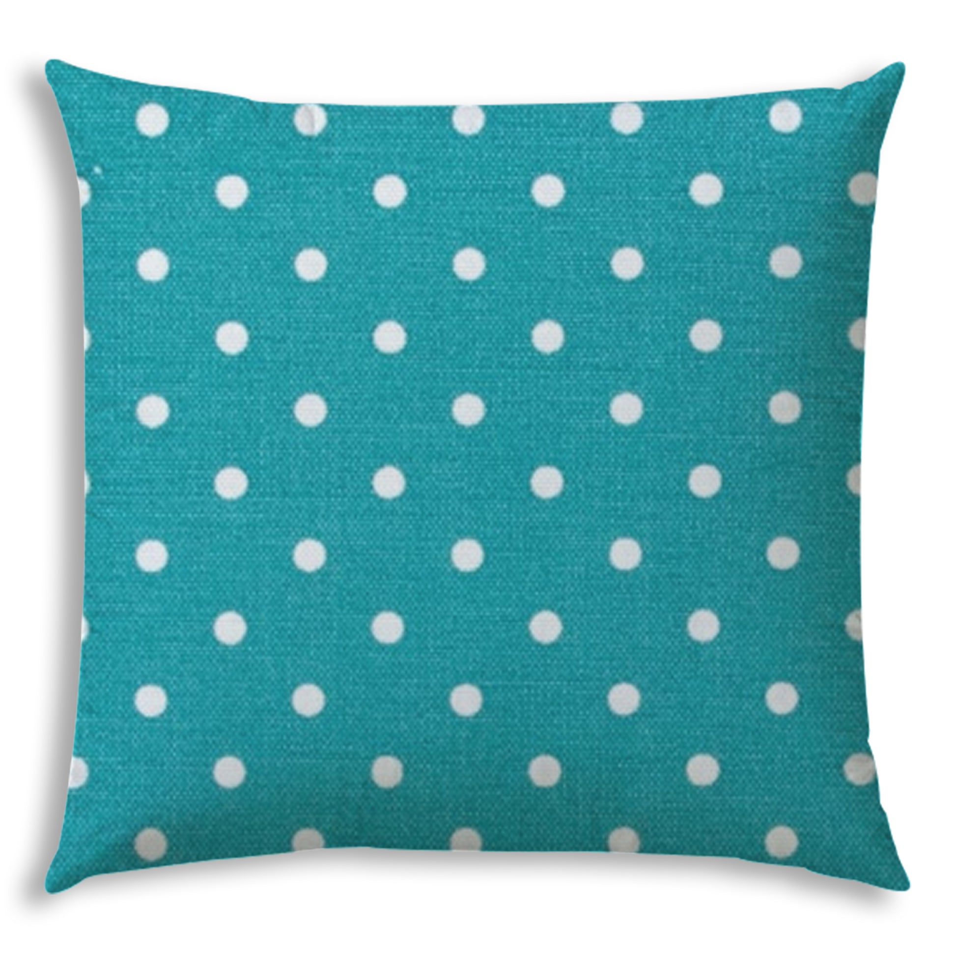 DINER DOT Turquoise Indoor Outdoor Pillow Sewn Closure turquoise-polyester