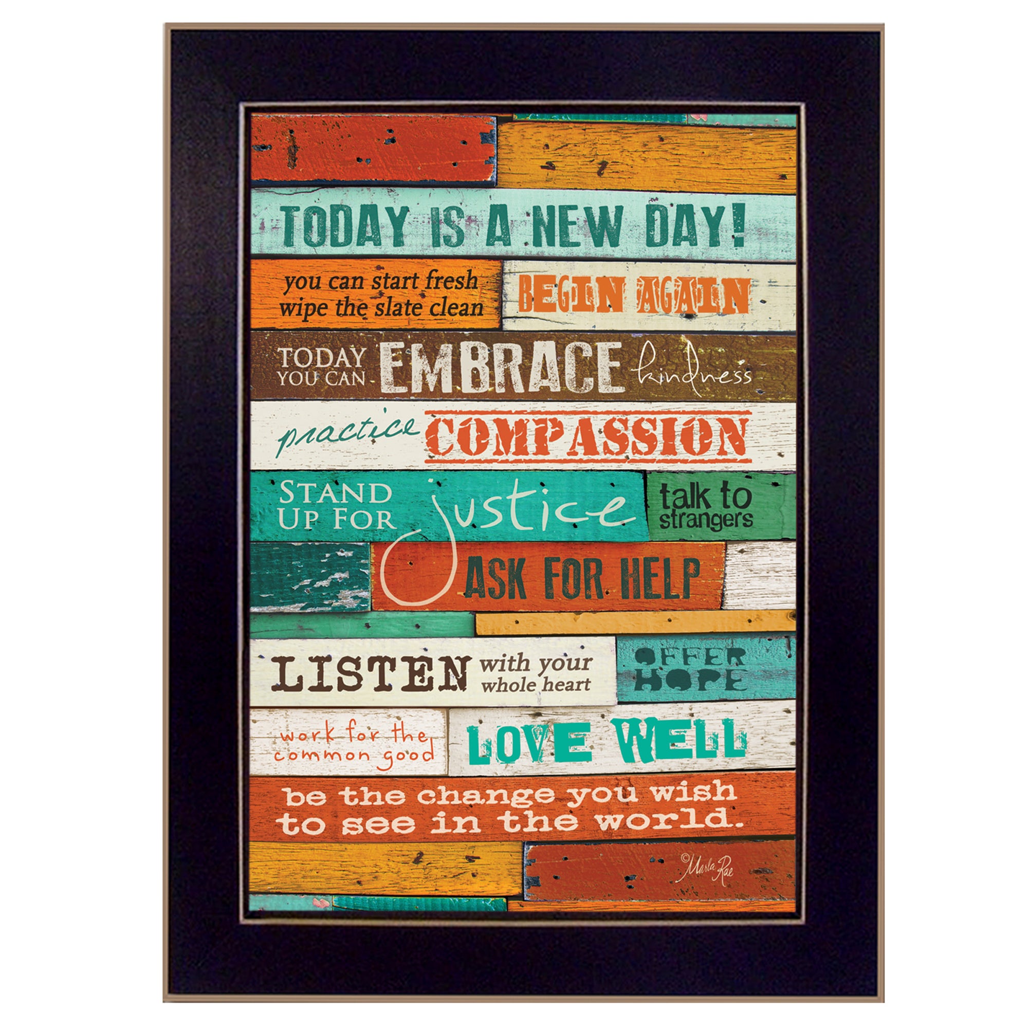 "a Day" By Marla Rae, Printed Wall Art, Ready To