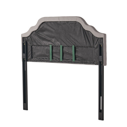 Queen&Full Sized Headboard Queen Light Grey Fabric