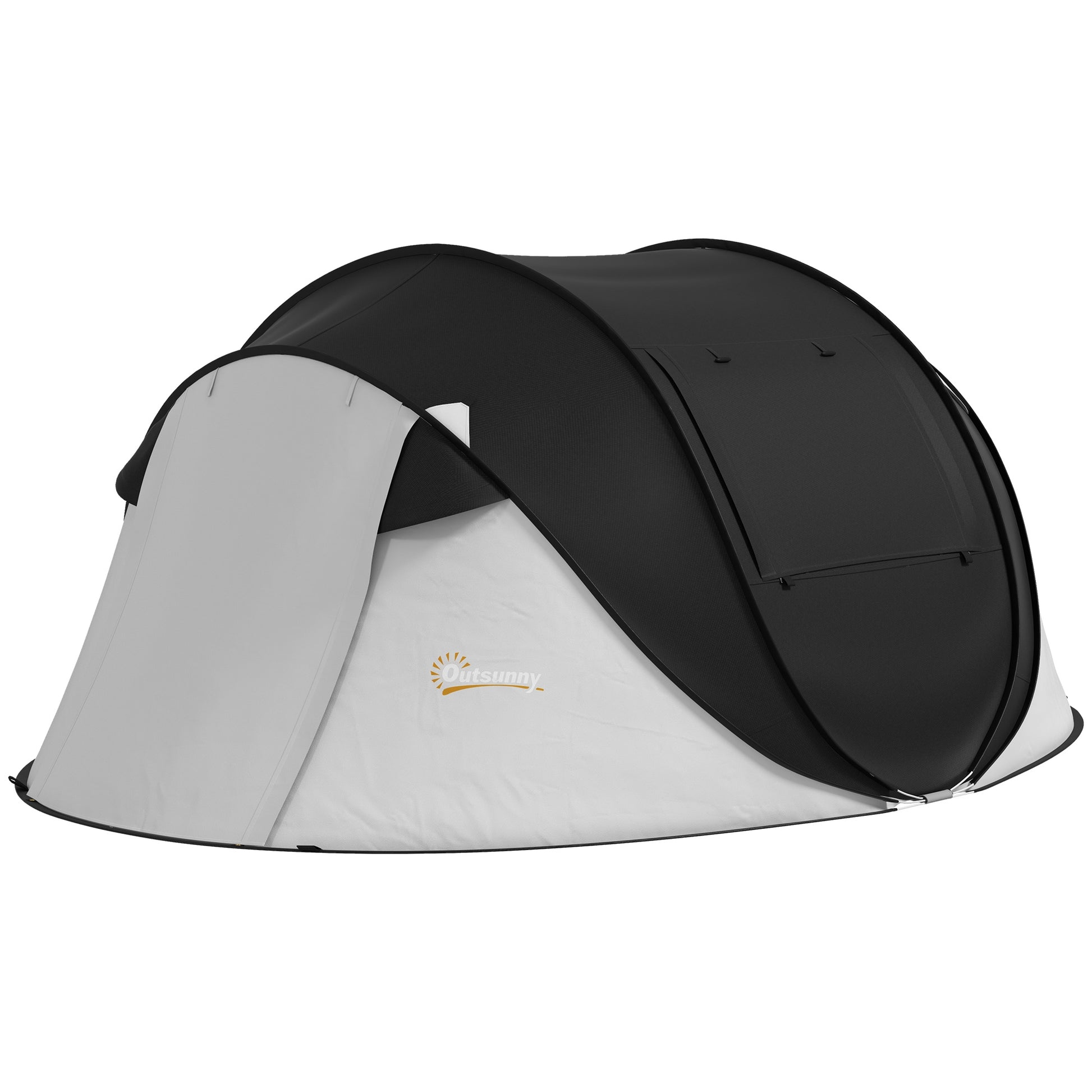 outsunny pop up tent Outsunny Pop Up Tent, Instant Camping Tent With Porch And Carry Bag, 3
