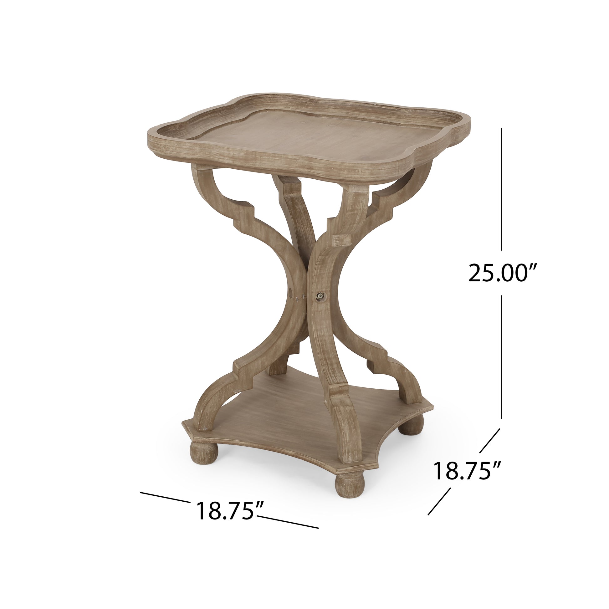 Accent Table Natural Mdf