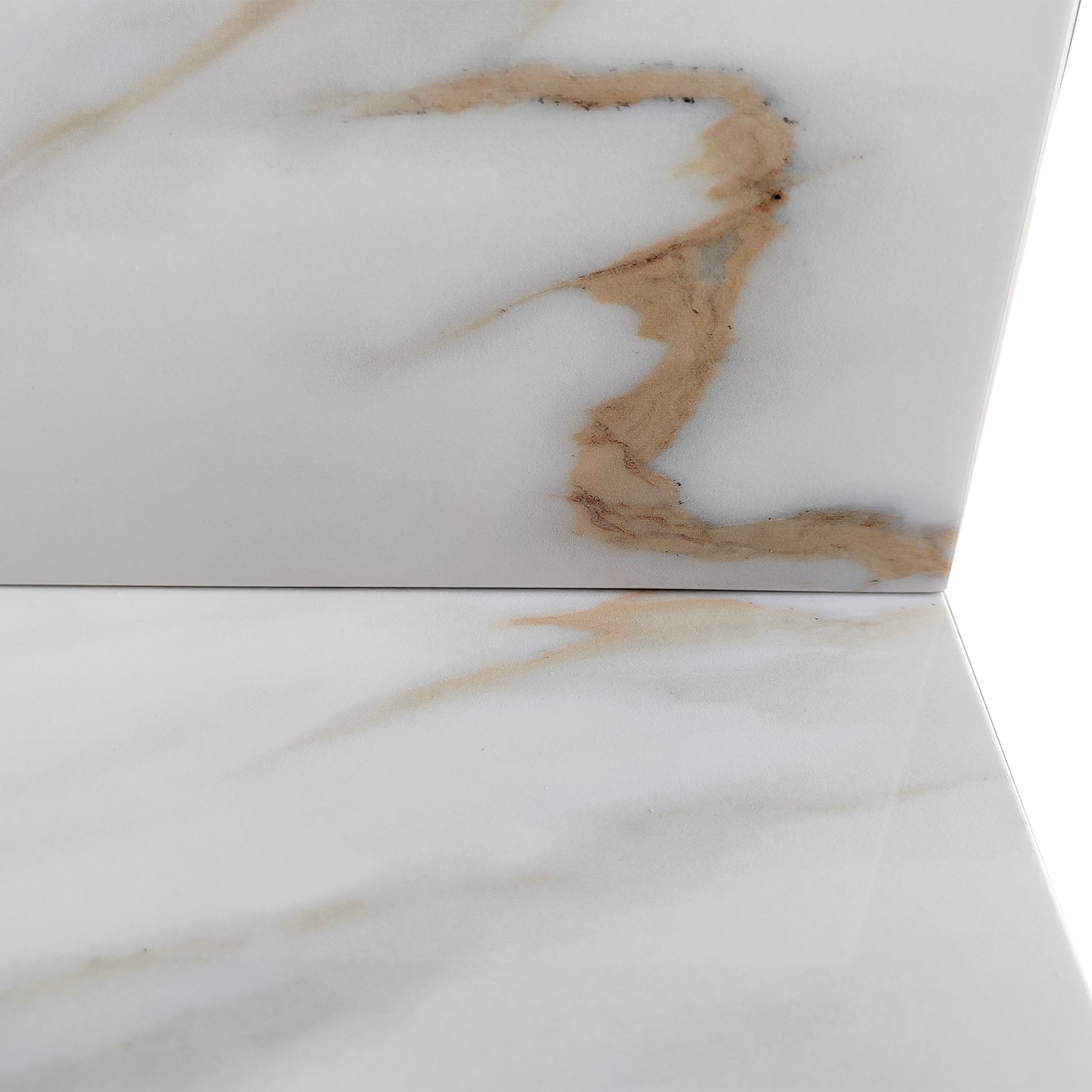 31 Inch Marble Vanity Top, Bathroom Vanity Top With Undermount Rectangular Middle Sink And 4" Height Backsplash, Pre Drilled Faucet Hole Vanity Top, Carrara White With Veins White Marble Bathroom American Design,American Traditional Sintered Stone