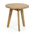 Marina Side Table Natural Stained Acacia Wood