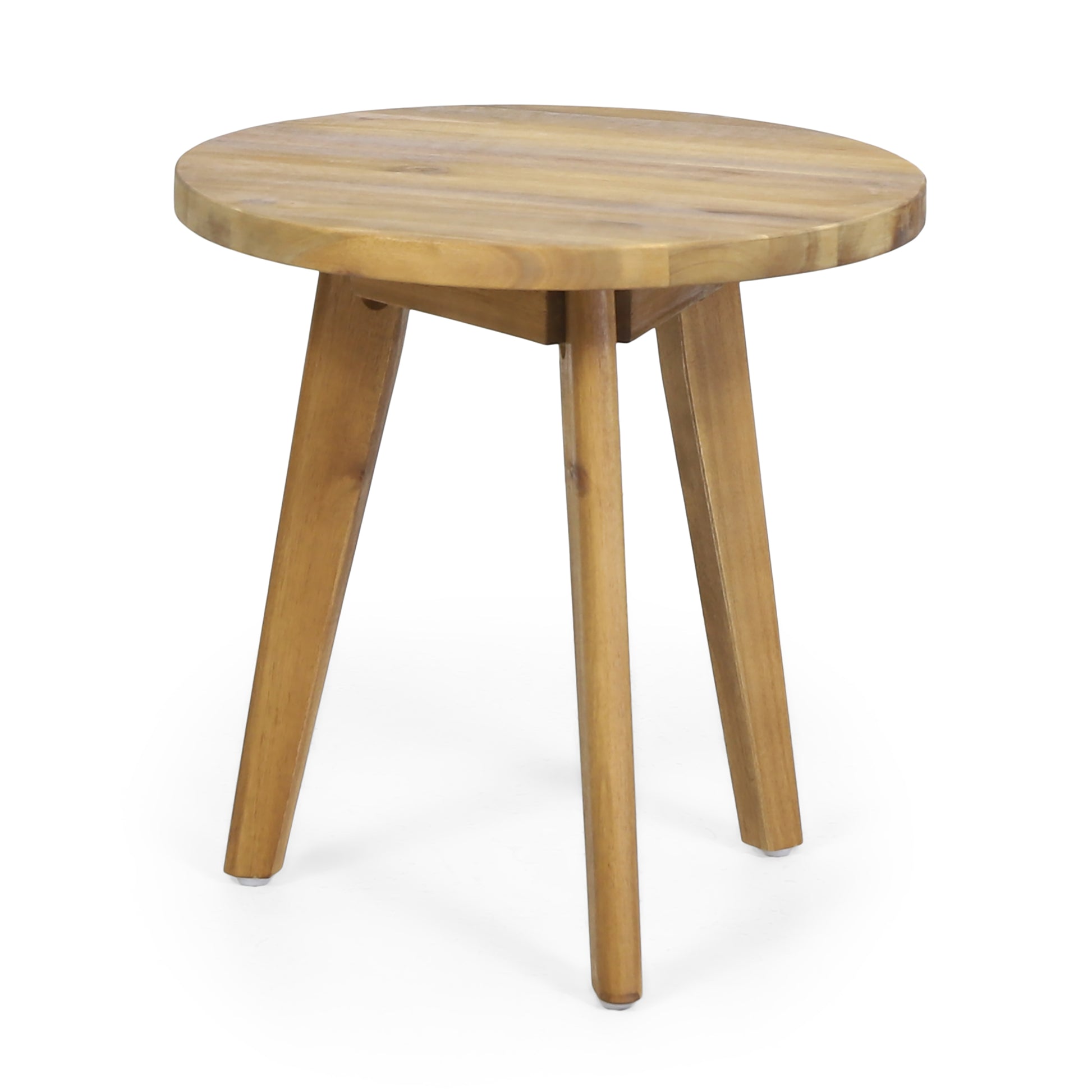 Marina Side Table Natural Stained Acacia Wood