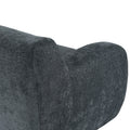 81.5'' Minimalist Curved Upholstered Sofa, 3 Seat Modular Casual Sofa For Living Room, Bedroom, And Apartments Gray Polyester 3 Seat