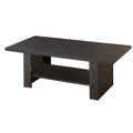 Bewildering Rich Black 3 Piece Occasional Table Set Black Particle Board