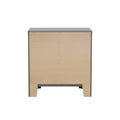 Junipe Brown 2 Drawer Nightstand Brown Engineered Wood