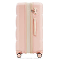 Luggage Sets 3 Piece, 20 Inch With Usb Port And Front Opening Design, Abs Hard Shell Luggage With Spinner Wheels, Cup Holder, Pink Pink Abs