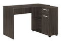 Computer Desk, Home Office, Corner, Storage Drawers, 46