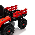 Ride On Tractor With Trailer,24V 400W Powered Electric Tractor Toy W Remote Control,Electric Car For Kids,Three Speed Adjustable,Power Display, Usb,Mp3 ,Bluetooth,Led Light,Two Point Safety Belt. Red 50 99 Lbs Polypropylene