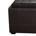 Drake Ottoman Espresso Leather