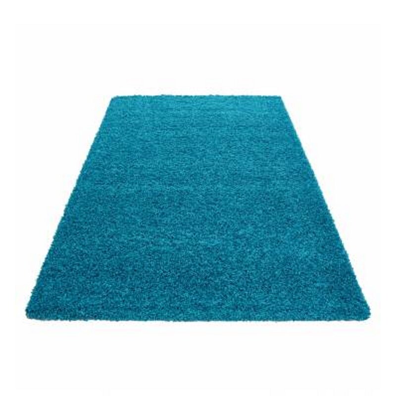 Shaggy Area Rugs, Carpets For Livingroom, 7X10 Area Rugs ,Shaggy Turquoise Rectangle 8&10 Turquoise Contemporary Abstract Polypropylene