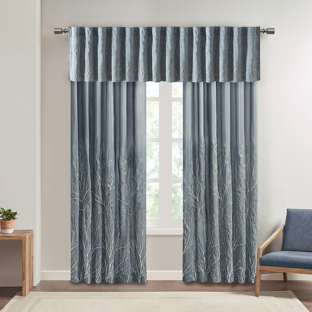 Curtain Panel Only 1 Pc Panel Blue Polyester