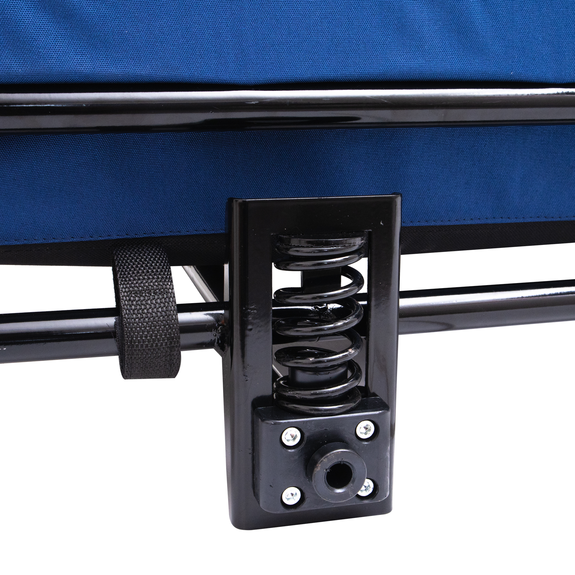 Outdoor Heavy Duty Foldable Utility Pet Stroller Dog Carriers Bicycle Trailer Blue Fabric Steel