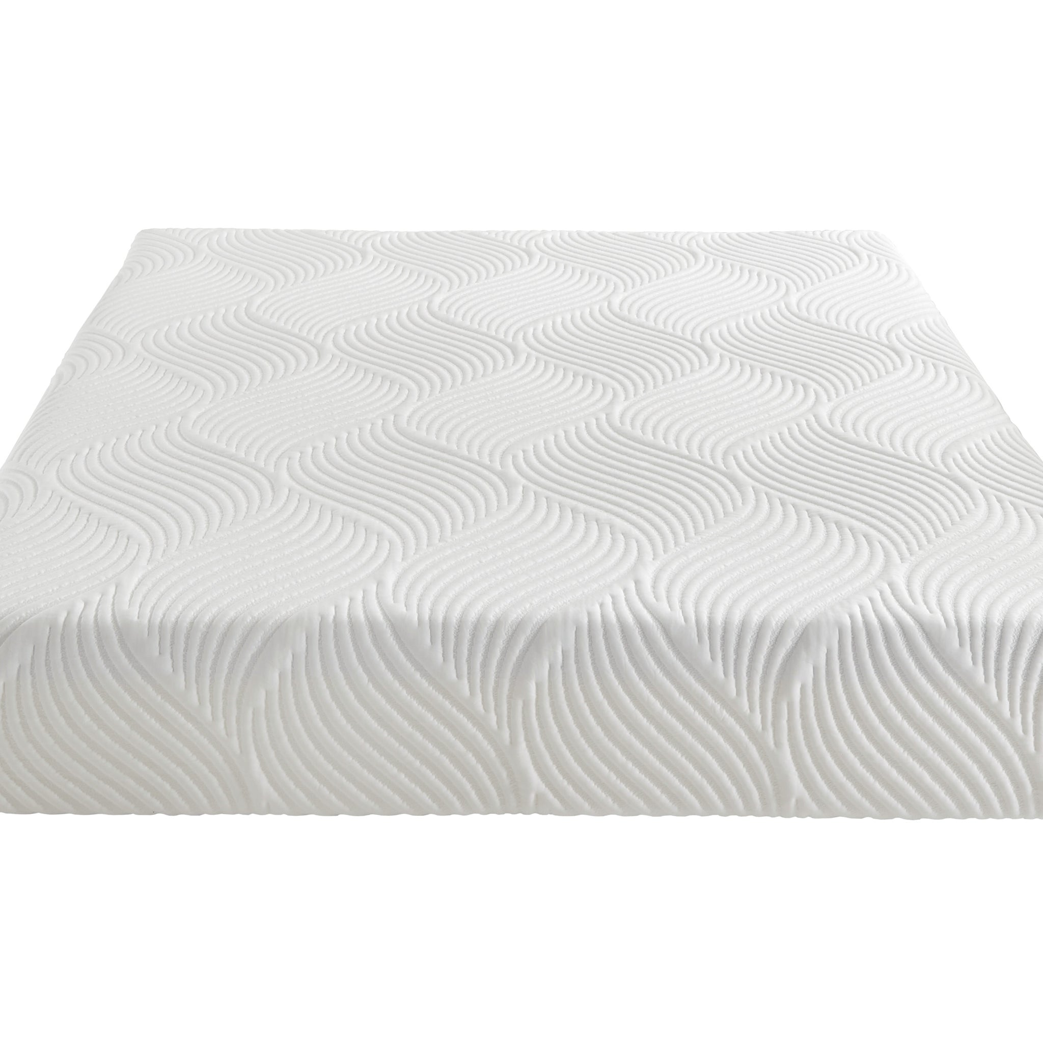 10" Queen Mattresscool Gel Memory Foam Mattress, White, Mattress In A Box, Comfort Mattress White Bedroom Foam Queen