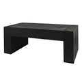 Living Room Wood Table, Versatile Table ,Black Wood Coffee Table,Modern Black Solid Wood Coffee Table Black,Wood Primary Living Space Antique,Rustic Rectangular Coffee & End Tables Powder Coated Rectangular Wood