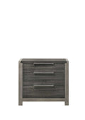 Jehoram Nightstand, Gray Finish Bd02723 Gray Wood