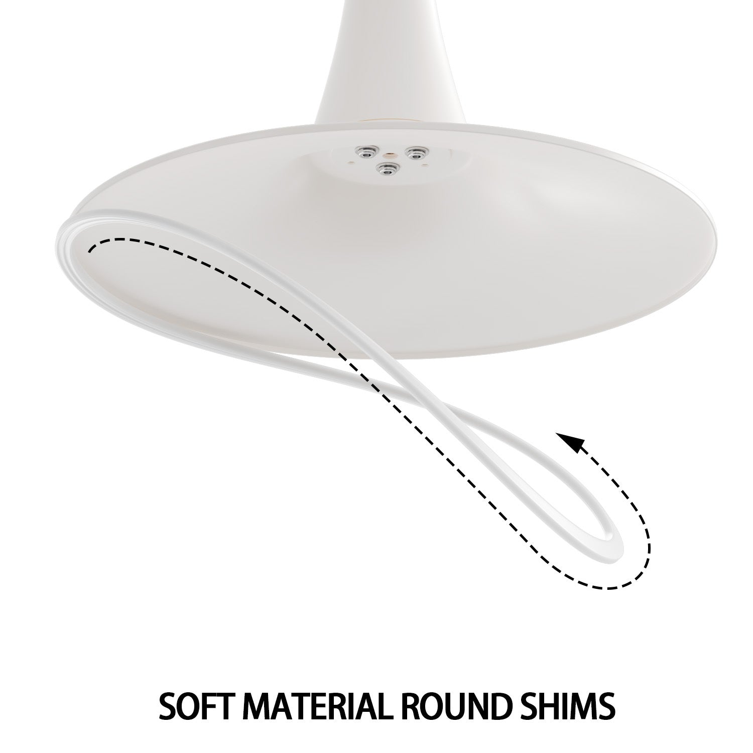 White Round Dining Table, 31.5" Tulip Table Kitchen Dining Table 2 4 People With Mdf Table Top & Pedestal Base, Mid Century End Table Leisure Coffee Table Office Living Room Table White Mdf