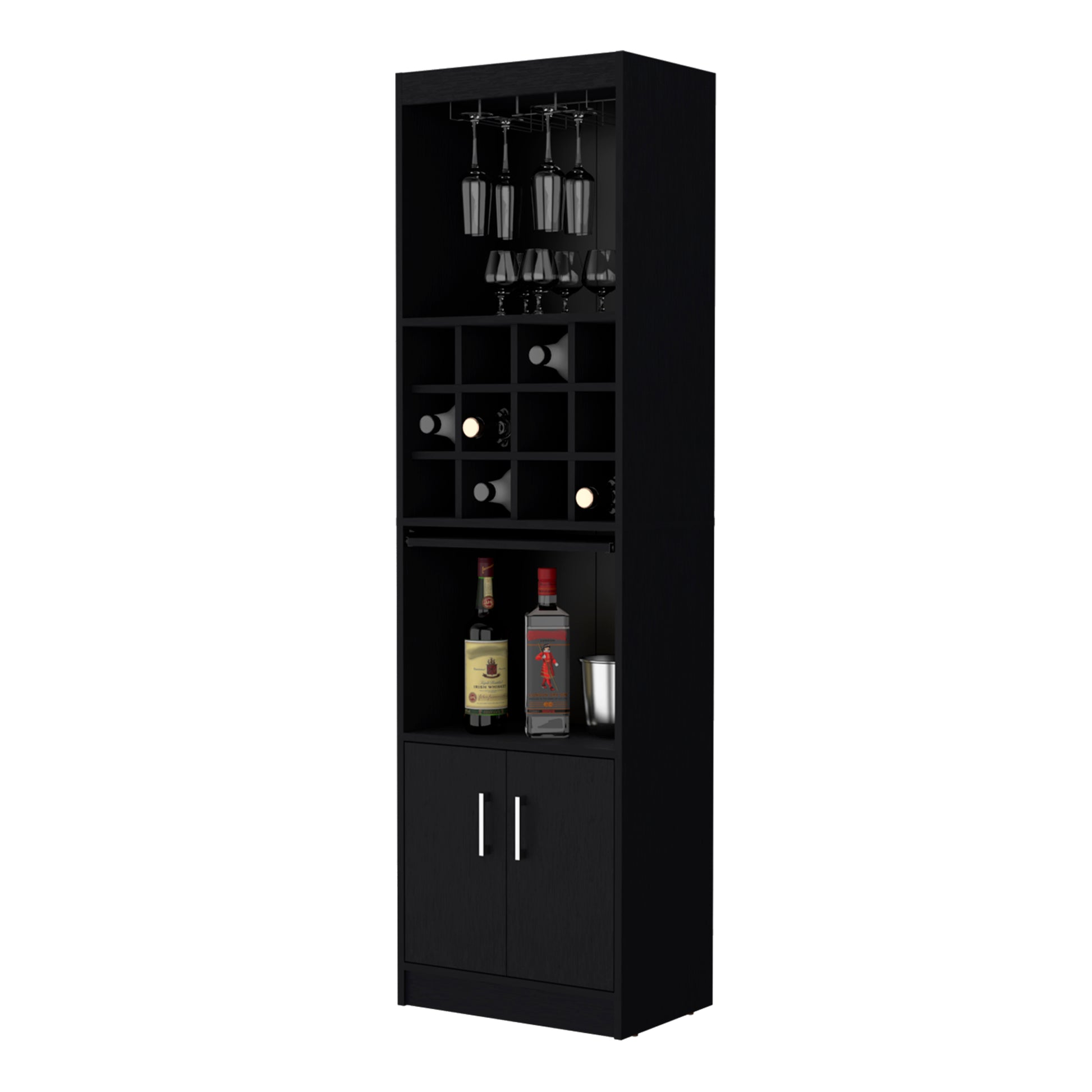 Lowa Bar Cabinet Multistorage With Wine Storage -