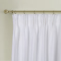 Newport Blackout Curtains For Bedroom, Linen Curtains For Living Room, Window Curtains, Room Darkening Curtains 108 Inches Long, White White Linen