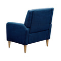 Upholstered Accent Armchair Blue Upholstered