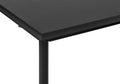 Accent Table, Side, End, Narrow, Small, 2 Tier, Living Room, Bedroom, Black Laminate, Black Metal, Contemporary, Modern Black Particle Board