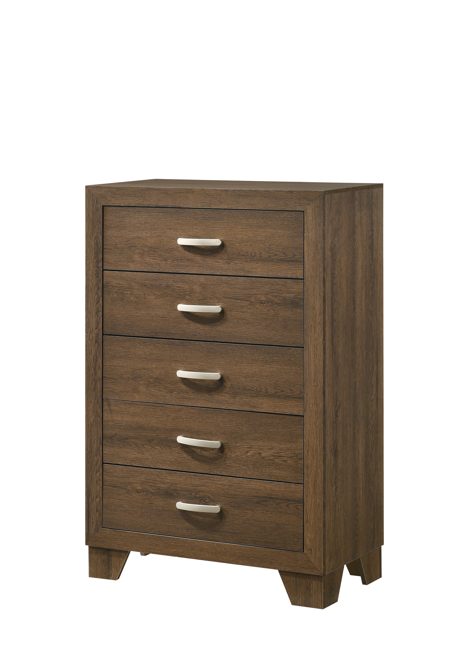 Oak 5 Drawer Chest Oak Bedroom Particle Board Mdf