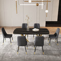 Large Modern Minimalist Rectangular Dining Table With 0.39 