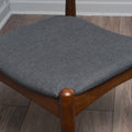 CHAIR Set of 2 charcoal-fabric