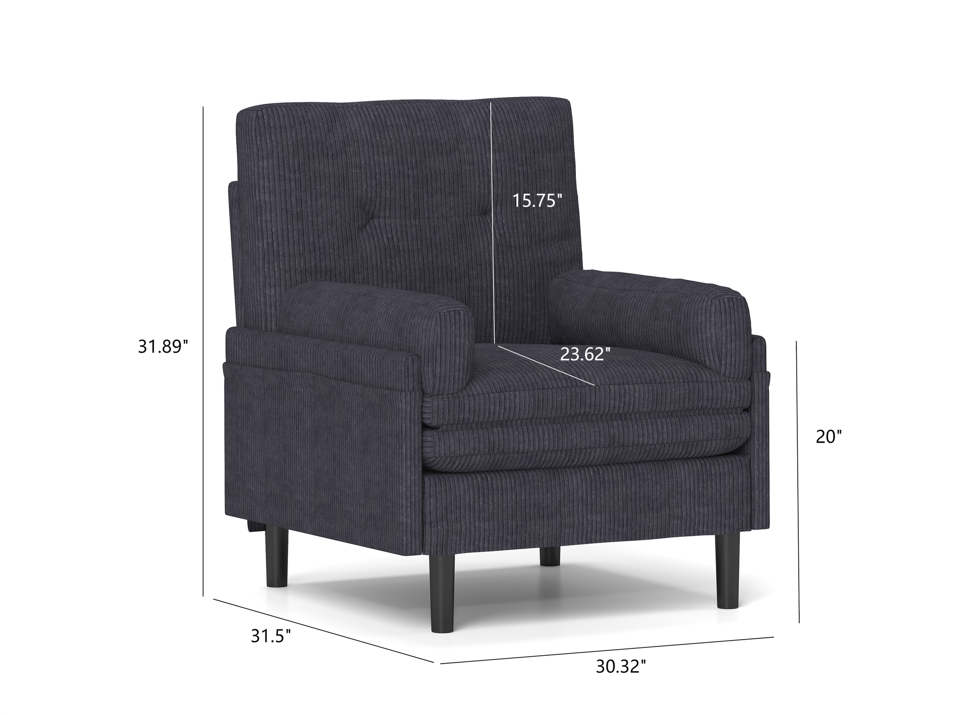 Grey Sofa Chair With Recline Fuction Grey Velvet Metal Primary Living Space Medium Soft Loose Back Pillow Top Arms Foam Fabric Metal 1 Seat