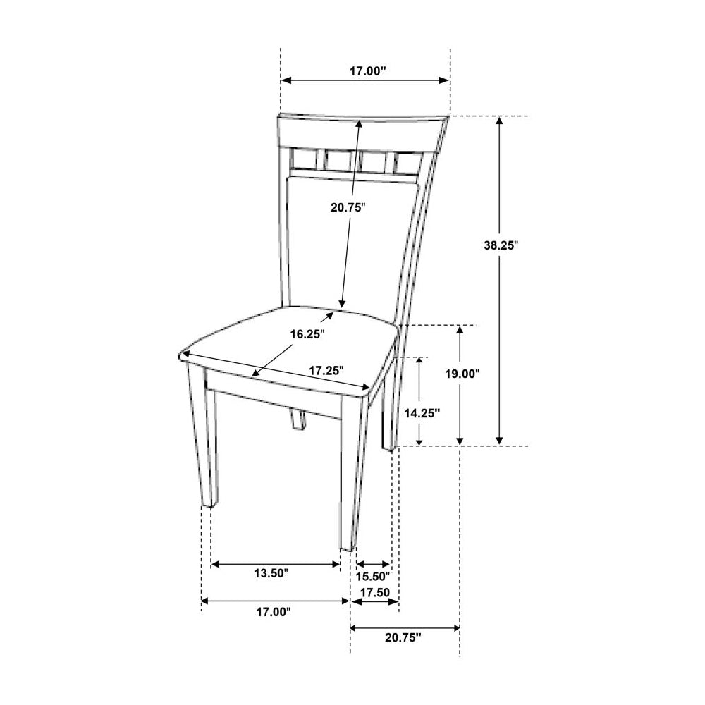 Set Of 2 Upholstered Side Chairs, Cappuccino And Tan Solid Cappuccino Dining Room Dining Chairs Set Of 2 Mdf,Microfiber