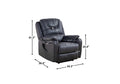 Liyasi Zero Gravity Power Recliner With Comfortable Lying Degree, Massage, Heating And Phone Holder, Side Pockets, Usb Charge Ports, Enjoy Extreme Relaxation Black Power Remote Primary Living Space Medium Soft Eucalyptus Foam Bonded Leather
