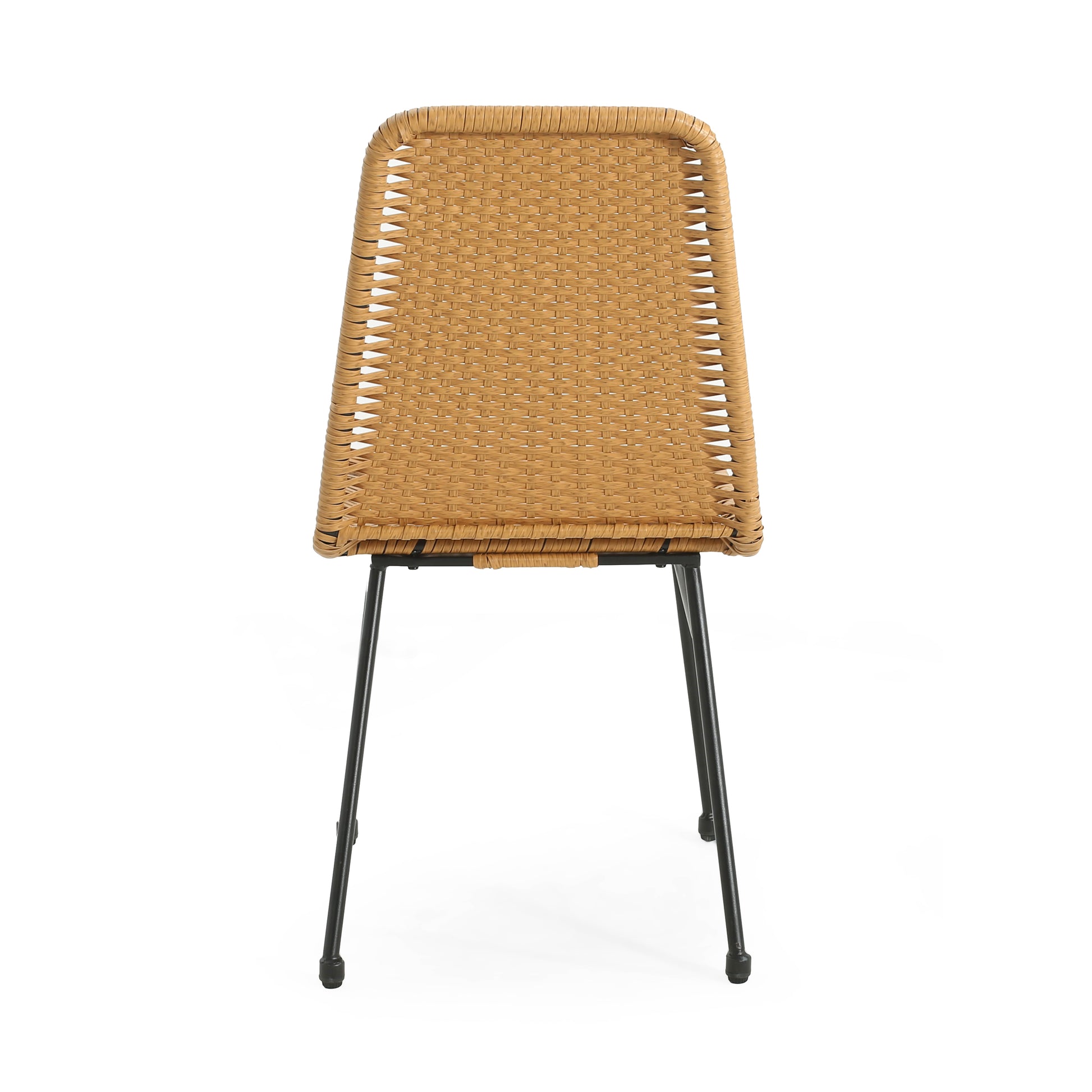 Light Brown Chair 2 Dark Brown Accent Table Dark Brown,Light Brown Acacia Wood,Pe Rattan Iron