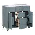 36'' Bathroom Vanity with Medicine Cabinet, Modern 2-blue-2-bathroom-freestanding-french