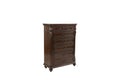 Antique Cherry Antique Walnut Wooden 1Pc Chest Of Drawers Storage Bedroom Furniture Unique Design Walnut Bedroom American Traditional,Traditional,Vintage Particle Board Mdf