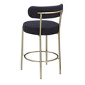 Modern Sherpa Counter Height Stools Set Of 2 -