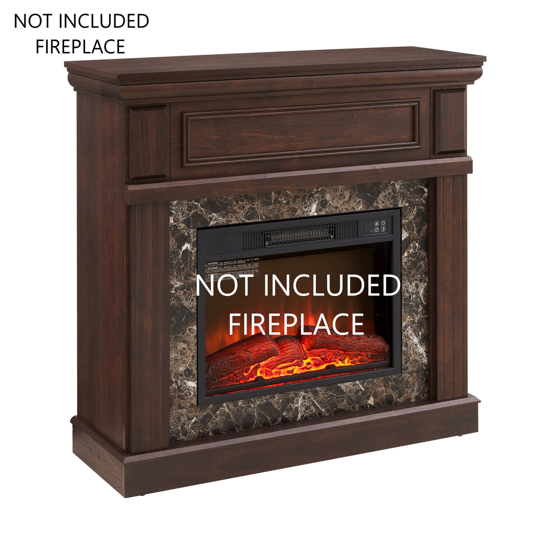 Only Mantel Not Included Fireplace Cherry,41.34"W*14"D*40"H Cherry Mdf