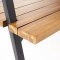 Huckleberry 88.5 Teak Wood Metal